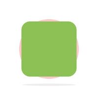 låda kryssruta okontrollerad abstrakt cirkel bakgrund platt Färg ikon vektor