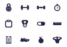 Gym Icon Vector Pack