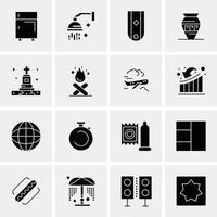 16 universelle Business-Icons Vektor kreative Icon-Illustration zur Verwendung in Web- und Mobilprojekten