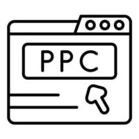 ppc-Liniensymbol vektor