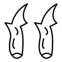 Symbol für die Aloe-Vera-Linie vektor