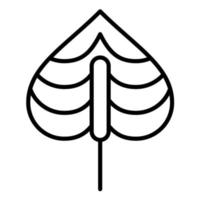 Anthurium-Liniensymbol vektor