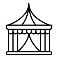 Symbol für die Zeltlinie vektor