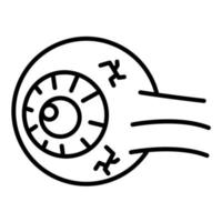 Symbol für Sehnervenlinie vektor