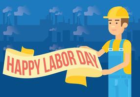 Labour Day Vector Background