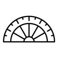 Symbol für die Winkelmesserlinie vektor