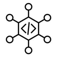 Symbol für die Zellumprogrammierungslinie vektor