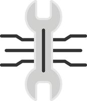 Fernwartungs-Vektor-Icon-Design vektor