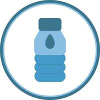 mit Wasserflasche gefülltes Symbol vektor