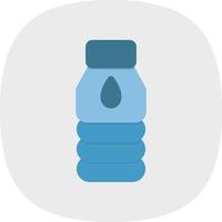 mit Wasserflasche gefülltes Symbol vektor