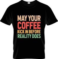 Barista-Kaffee-T-Shirt-Design, Barista-Kaffee-T-Shirt-Slogan und Bekleidungsdesign, Barista-Kaffee-Typografie, Barista-Kaffee-Vektor, Barista-Kaffee-Illustration vektor