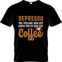 Barista-Kaffee-T-Shirt-Design, Barista-Kaffee-T-Shirt-Slogan und Bekleidungsdesign, Barista-Kaffee-Typografie, Barista-Kaffee-Vektor, Barista-Kaffee-Illustration vektor