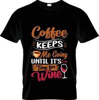 Barista-Kaffee-T-Shirt-Design, Barista-Kaffee-T-Shirt-Slogan und Bekleidungsdesign, Barista-Kaffee-Typografie, Barista-Kaffee-Vektor, Barista-Kaffee-Illustration vektor