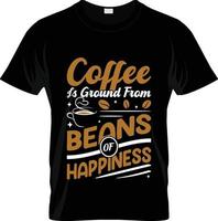 Barista kaffe t-shirt design, Barista kaffe t-shirt slogan och kläder design, Barista kaffe typografi, Barista kaffe vektor, Barista kaffe illustration vektor