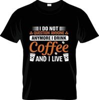 Barista-Kaffee-T-Shirt-Design, Barista-Kaffee-T-Shirt-Slogan und Bekleidungsdesign, Barista-Kaffee-Typografie, Barista-Kaffee-Vektor, Barista-Kaffee-Illustration vektor