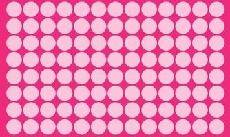 platt design rosa polka punkt bakgrund vektor