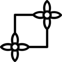 Grenze alle Vektor-Icon-Design vektor