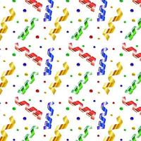 konfetti seamless mönster vektor