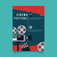 film bio festival affisch. - vektor. vektor