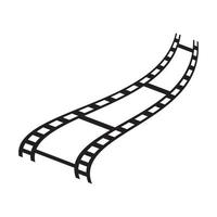 Filmstreifen Logo Bilder vektor