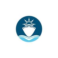 Kreuzfahrtschiff Logo Bilder vektor