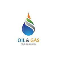 olja och gas ikon vektor