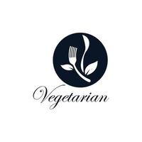 vegetarian mat vektor ikon