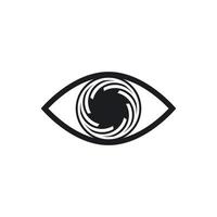 Auge-Symbol-Vektor-Illustration-design vektor