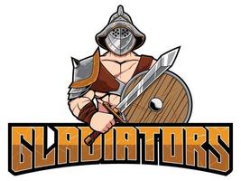 Gladiatoren-Team-Maskottchen vektor