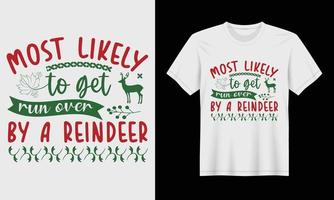 Familienweihnachtst-shirts lustiger Weihnachtst-shirt Entwurf. vektor