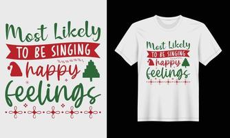 Familienweihnachtst-shirts lustiger Weihnachtst-shirt Entwurf. vektor