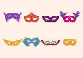 Flat Masquerade Ball Vectors