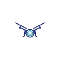 Drohnen-Symbol-Vektor-Symbol-Illustration vektor