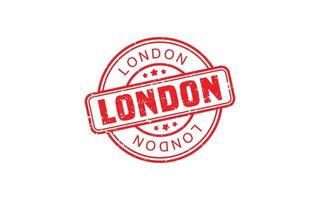 London Stempel Textur mit Grunge-Stil auf weißem Hintergrund vektor