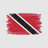 trinidad och tobago flaggborste vektor