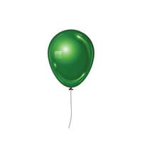 realistisk firande 3d ballong vektor