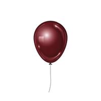 realistischer ballon der feier 3d vektor