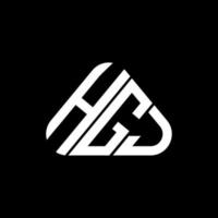hgj Brief Logo kreatives Design mit Vektorgrafik, hgj einfaches und modernes Logo. vektor