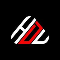 hdu brev logotyp kreativ design med vektor grafisk, hdu enkel och modern logotyp.