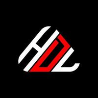 hdl letter logo kreatives design mit vektorgrafik, hdl einfaches und modernes logo. vektor