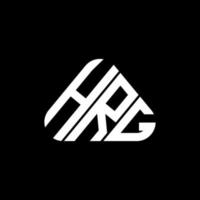 hrg Brief Logo kreatives Design mit Vektorgrafik, hrg einfaches und modernes Logo. vektor