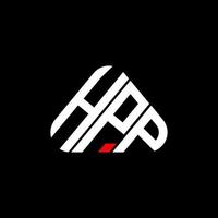 hpp Brief Logo kreatives Design mit Vektorgrafik, hpp einfaches und modernes Logo. vektor