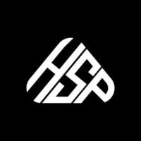hsp brev logotyp kreativ design med vektor grafisk, hsp enkel och modern logotyp.