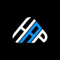 hap letter logo kreatives design mit vektorgrafik, hap einfaches und modernes logo. vektor