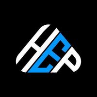 hep letter logo kreatives Design mit Vektorgrafik, hep einfaches und modernes Logo. vektor