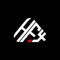 hfx Letter Logo kreatives Design mit Vektorgrafik, hfx einfaches und modernes Logo. vektor