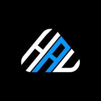 hau brev logotyp kreativ design med vektor grafisk, hau enkel och modern logotyp.