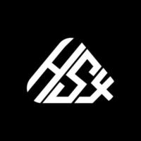 hsx-Buchstabenlogo kreatives Design mit Vektorgrafik, hsx-einfaches und modernes Logo. vektor