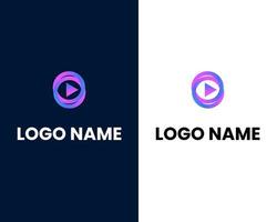 brev o med spela tecken spela modern företag logotyp design vektor