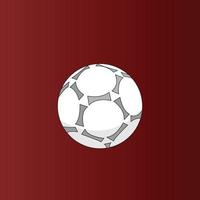 fotboll värld kopp 2022 qatar vektor, röd bakgrund vektor